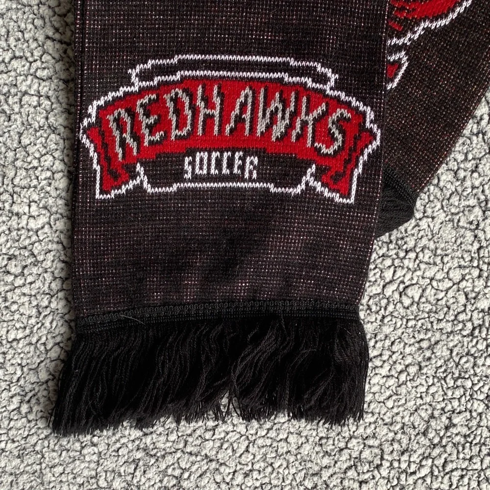 Wesleyan Red and Black Scarf